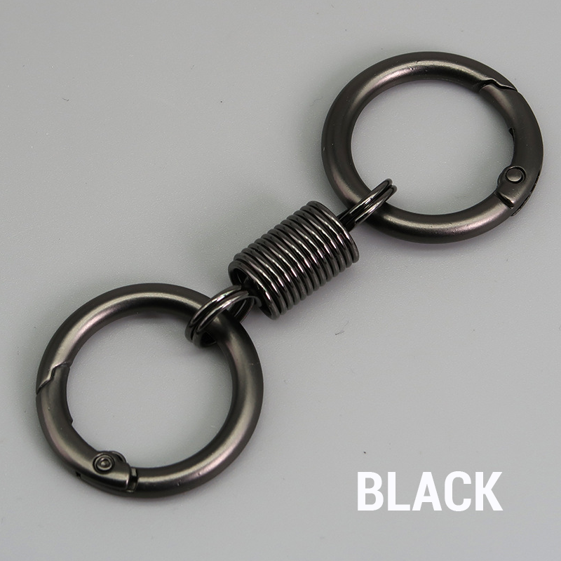 (đ„2024Last Day Promotion - 49% off)Nordic Retro Spring Double Ring Keychain