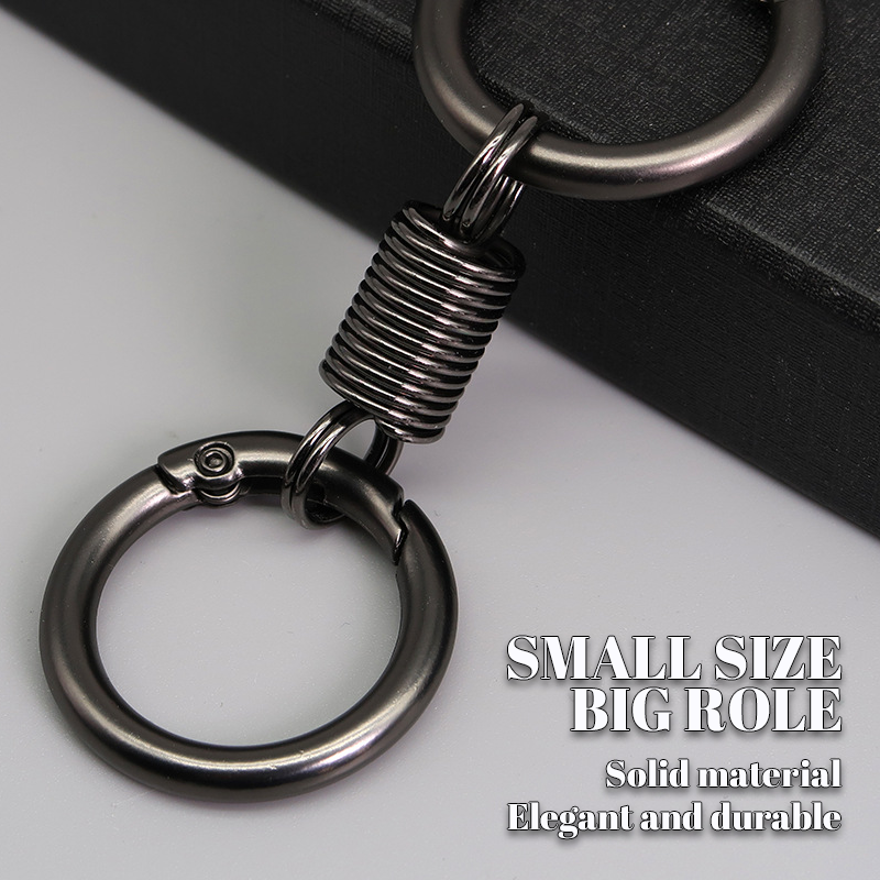 (đ„2024Last Day Promotion - 49% off)Nordic Retro Spring Double Ring Keychain