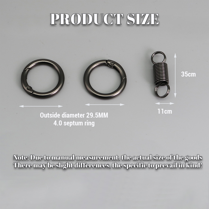 (đ„2024Last Day Promotion - 49% off)Nordic Retro Spring Double Ring Keychain