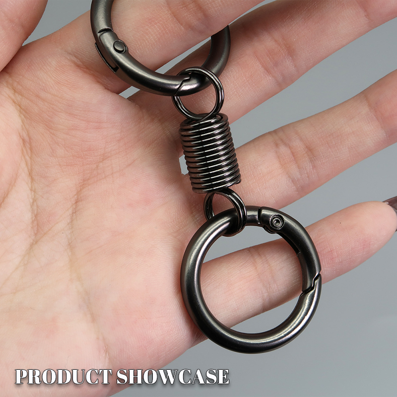 (đ„2024Last Day Promotion - 49% off)Nordic Retro Spring Double Ring Keychain